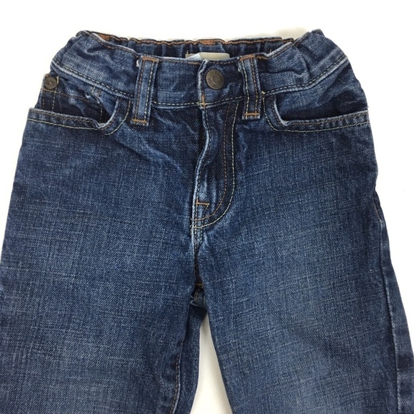 Baby GAP Jeans Original Straight Medium Dark Wash Denim 100% Cotton Size 2T - Picture 2 of 10